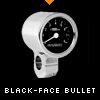 Black Face Bullet Tachometer for Harley Davidson